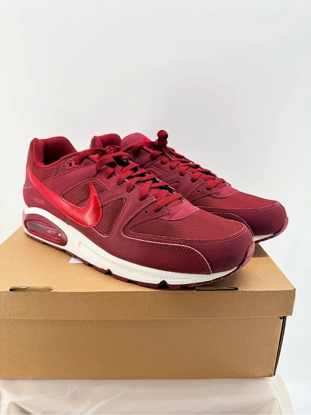 1983-New Nike Size 15M Air Max Command Team Red/Gym Red-White- No Box